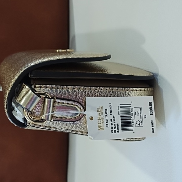 Michael Kors Metallic Gold Crossbody Bag